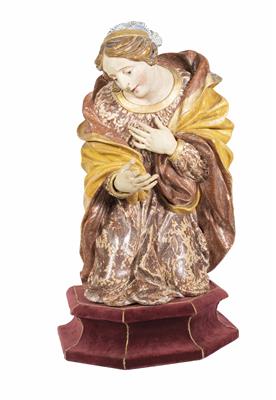 Hl. Magdalena, wohl aus einer Grablegung Christi, Alpenländisch, um 1700 - Schmuck, Kunst & Antiquitäten