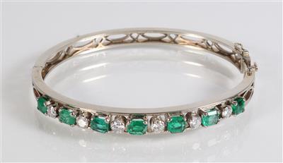 Brillantarmreif zus. ca. 0,90 ct - Jewellery, antiques and art