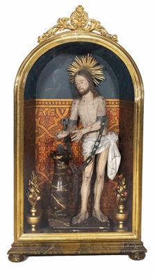 Christus an der Geißelsäule, Alpenländisch, um 1800 - Schmuck, Kunst & Antiquitäten