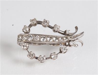 Brillant-Perlenverkürzer zus. ca. 1,10 ct - Jewellery, antiques and art