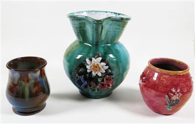 1 Krug, 2 Vasen, Radstädter Kunstkeramik - Jewellery, antiques and art
