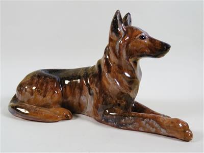 Schäferhund, Alpenländische Kunstkeramik Liezen - Jewellery, antiques and art