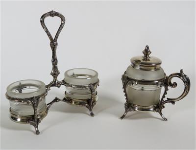Gewürzständer und Gewürzbehälter, Belgien, 1. Drittel 20. Jahrhundert - Jewellery, antiques and art