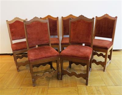 Satz von sechs Sessel im Frühbarockstil - Schmuck, Kunst & Antiquitäten