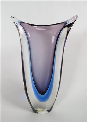 Sommerso-Vase, Murano, um 1960 - Schmuck, Kunst & Antiquitäten