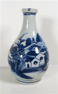 Blau-weiß Vase, China - Gioielli, arte e antiquariato