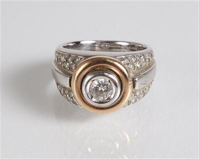 Brillant Diamantdaemnring zus. ca. 0,85 ct - Schmuck, Kunst & Antiquitäten