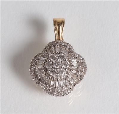 Brillant-Diamantanhänger - Schmuck, Kunst & Antiquitäten