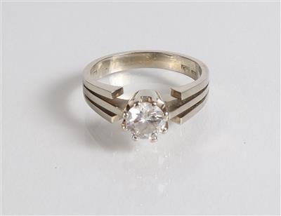 Solitärring ca. 0,80 ct - Jewellery, antiques and art