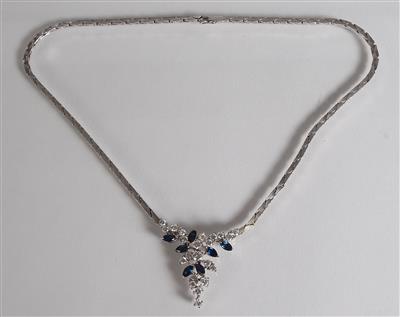 Brillant Safir Collier - Gioielli, arte e antiquariato