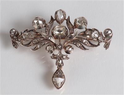 Diamantrautenbrosche - Jewellery, Works of Art and art