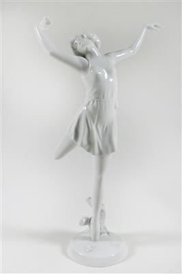 Tanzendes Mädchen, Entwurf Dorothea Charol, Ausführung Rosenthal, Zweigwerk Bahnhof-Selb, 1928 - Schmuck, Kunst & Antiquitäten