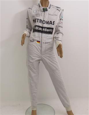 Nico Rosberg - Original Puma-Rennanzug / Race Suit - Klenoty, umění a starožitnosti