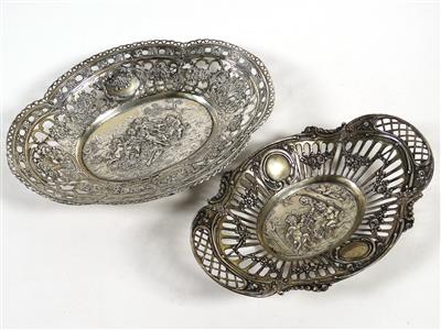 Zwei Silberschalen, um 1900 - Klenoty, umění a starožitnosti