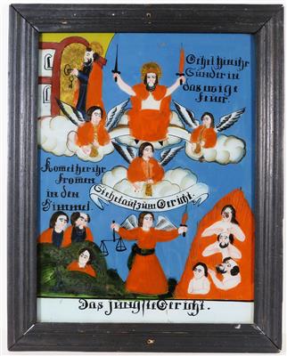 Hinterglasbild, in der Art Sandl-Buchers, 19./20. Jahrhundert - Schmuck, Kunst & Antiquitäten