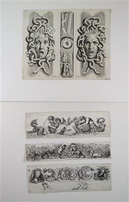 Konvolut von zwei Ornament-Kupferstichen, 18. Jahrhundert - Jewellery, Works of Art and art