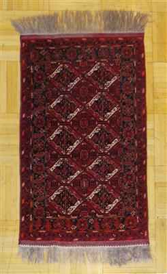 Nord-Afghanischer Teppich mit seltenen turkmenischen Mustern, um 1960/70 - Jewellery, Works of Art and art