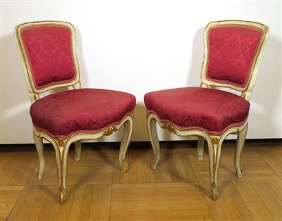 Paar Sessel im Barockstil, Mitte 19. Jahrhundert - Schmuck, Kunst & Antiquitäten