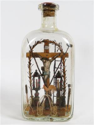 Flaschen-Eingericht, Alpenländisch, Ende 19. Jahrhundert - Gioielli, arte e antiquariato