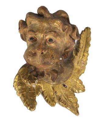 Geflügelter Löwe - Symbol des Hl. Evangelisten Markus, wohl Tirol, 18. Jahrhundert - Schmuck, Kunst & Antiquitäten