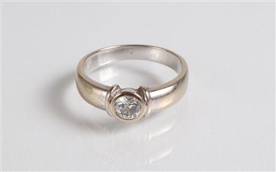 Solitärring ca. 0,40 ct - Gioielli, arte e antiquariato