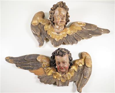 Geflügeltes Engelskopfpaar, Süddeutsch/Österreichisch, 17. Jahrhundert - Jewellery, Works of Art and Art
