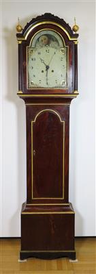 Englische Bodenstanduhr, sogen. Grandfather clock, 1. Drittel 19. Jahrhundert - Schmuck, Kunst & Antiquitäten