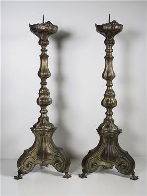 Paar barocke Kerzenleuchter - Gioielli, arte e antiquariato
