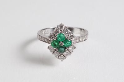 Brillant Diamant Damenring zus. ca. 0,70 ct - Jewellery, Works of Art and art