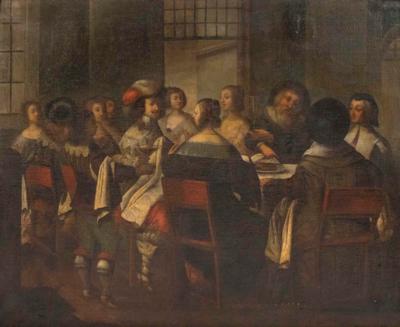 Niederländische Schule, 17. Jahrhundert - Gioielli, arte e antiquariato
