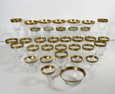 Trinkglasservice "Concord", Entwurf um 1950, Theresienthaler Kristallglasmanufaktur, Zwiesel - Schmuck, Kunst & Antiquitäten