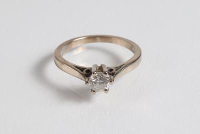 Solitärring ca. 0,40 ct - Schmuck, Kunst & Antiquitäten