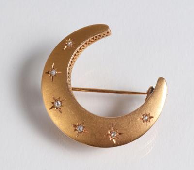 Brosche "Mond" - Jewellery, Works of Art and art