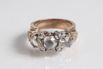 Diamantrauten Damenring - Schmuck, Kunst & Antiquitäten