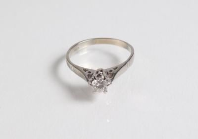 Solitärring ca. 0,25 ct - Klenoty, umění a starožitnosti