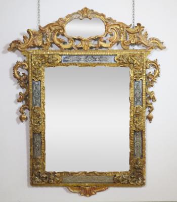 Salonspiegel, 19. Jahrhundert, unter Verwendung von Teilen des 18. Jahrhunderts - Schmuck, Kunst & Antiquitäten