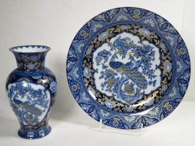 Wandteller und Vase "Etüde", Kaiser-Porzellan - Antiques, art and jewellery