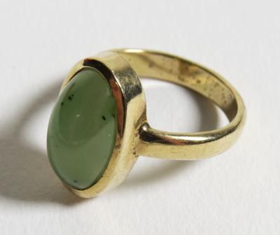 Goldener Ring, 750 fein mit Schmuckstein - Dal patrimonio di SEPP FORCHER