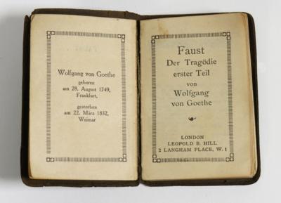 Kleines Büchlein "Goethes Faust" - Aus dem Nachlass SEPP FORCHER