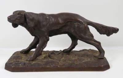 Bronzefigur 'Setter', 1. Hälfte 20. Jahrhundert - Schmuck, Kunst & Antiquitäten