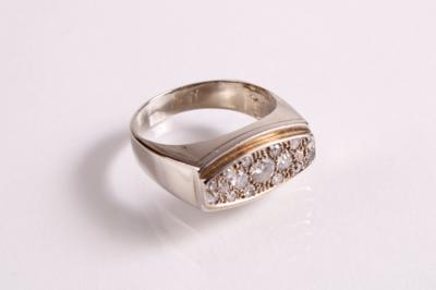Brillant-Diamantring - Schmuck, Armband- und Taschenuhren
