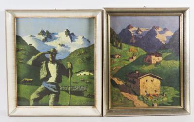 Antiquarische Drucke aus dem Kunstverlag Alfons Walde (1891-1958) - Schmuck, Kunst & Antiquitäten