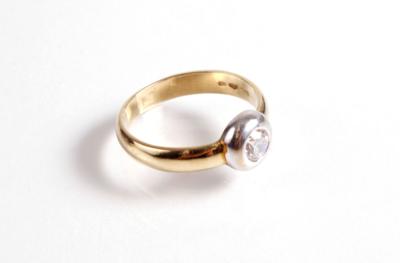 Solitärring ca. 0,40 ct - Antiques, art and jewellery