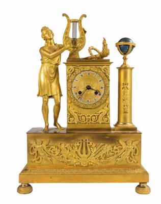 Französische Empire Ormolu Kaminuhr "Apollo", um 1820 - Antiques, art and jewellery