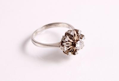 Brillant Diamant Damenring zus. ca. 0,40 ct - Antiques, art and jewellery