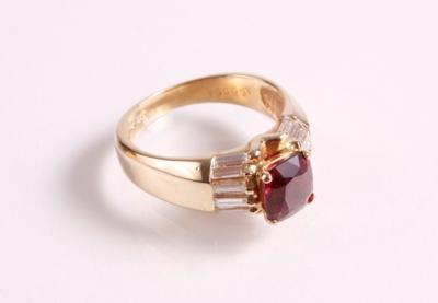 Diamant Damenring zus. ca. 0,60 ct - Antiques, art and jewellery