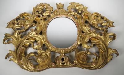 Spätbarockes Aufsatzteil - Spiegel um 1800 - Antiques, art and jewellery