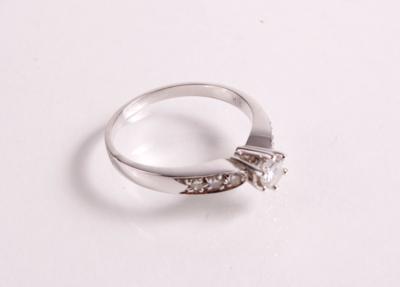 Brillant Diamant Damenring zus. 0,43 ct - Antiques, art and jewellery