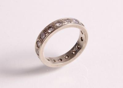 Memoryring zus. ca. 1,10 ct - Jewellery and watches
