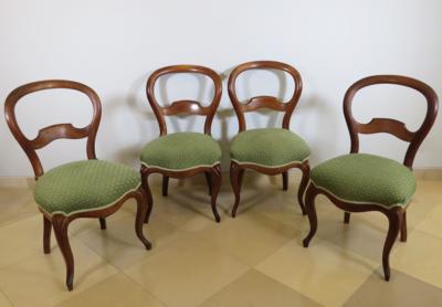 Vier Sessel, 19. Jahrhundert - Nábytek a interiér